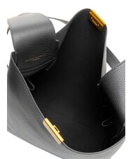 GIANNI CHIARINI JO Bolso de hombro de piel negro - Bolsos Mujer - 5