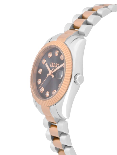 TIMELESS Reloj con movimiento de cuarzo plata/oro rosa - Relojes