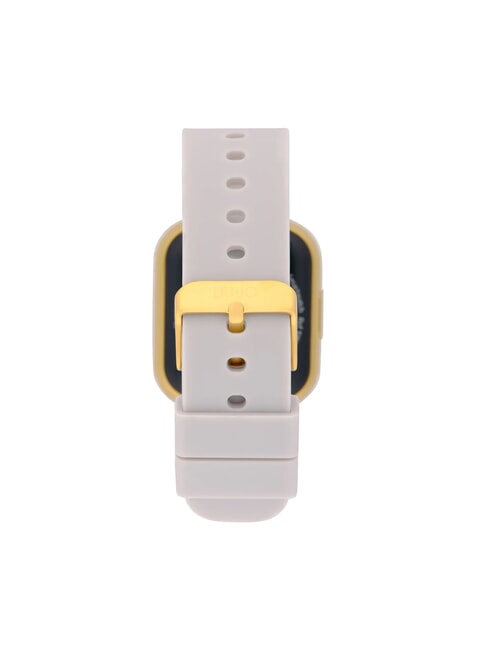 VOICE MINI Reloj, reloj inteligente con caja de silicona y acero oro - Relojes