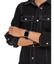 LIUJO VOICE MINI Reloj, reloj inteligente con caja de silicona y acero plata - Relojes - 4