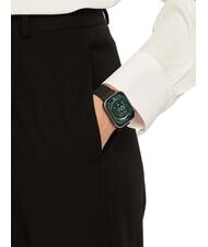 LIUJO VOICE SLIM LUXURY Reloj, reloj inteligente de aleaci&oacute;n de aluminio con acabado dorado. negro - Relojes - 4