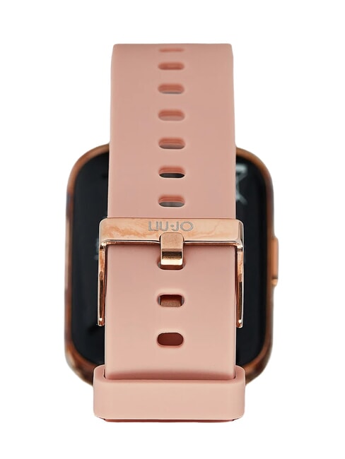 VOICE SLIM Reloj, reloj inteligente con caja de silicona y acero rosa de oro - Relojes