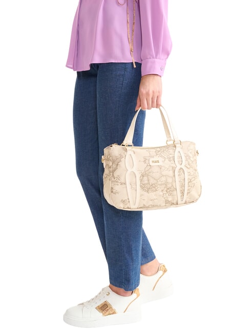 SOFT PETALS Bolso de mano con correa para el hombro. rafia - Bolsos Mujer