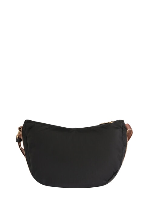 BREEZE NYLON Bolso de hombro con forma de media luna. negro - Bolsos Mujer