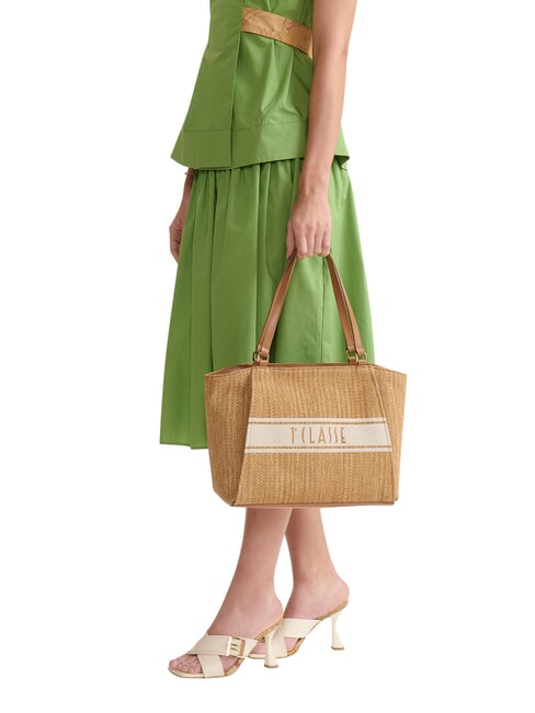 RAFIA COAST Bolsa de la compra TABACO - Bolsos Mujer