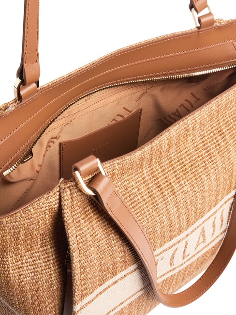 RAFIA COAST Bolsa de la compra TABACO - Bolsos Mujer