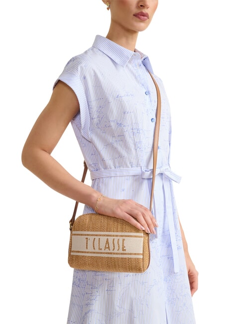 RAFIA COAST Minibolso de hombro TABACO - Bolsos Mujer