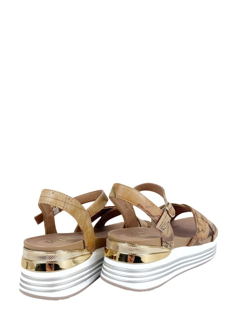 GEO sandalia de cu&ntilde;a NATURAL - Zapatos Mujer