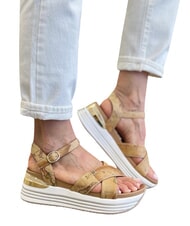 ALVIERO MARTINI PRIMA CLASSE GEO sandalia de cu&ntilde;a NATURAL - Zapatos Mujer - 4