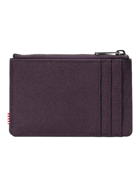 OSCAR Tarjetero plano con cremallera ciruela perfecta - Carteras Hombre