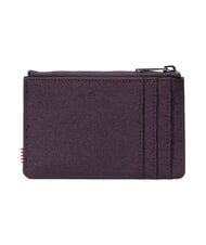 HERSCHEL OSCAR Tarjetero plano con cremallera ciruela perfecta - Carteras Hombre - 2