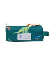 HERSCHEL SETTLEMENT Estuche para l&aacute;pices Dinosaurios de acuarela de aventurina - Estuches y Accesorios - 2