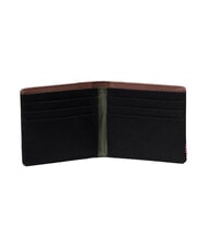 HERSCHEL ROY Billetera negro/tr&eacute;bol de cuatro hojas/marr&oacute;n silla de montar - Carteras Hombre - 2