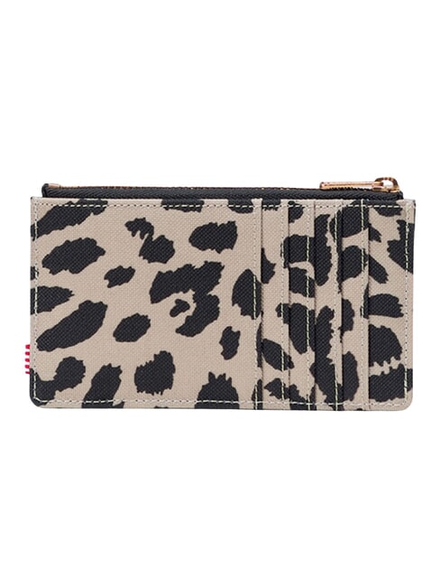 OSCAR Tarjetero plano con monedero olas de leopardo - Carteras Mujer
