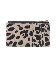 HERSCHEL OSCAR Tarjetero plano con monedero olas de leopardo - Carteras Mujer - 2