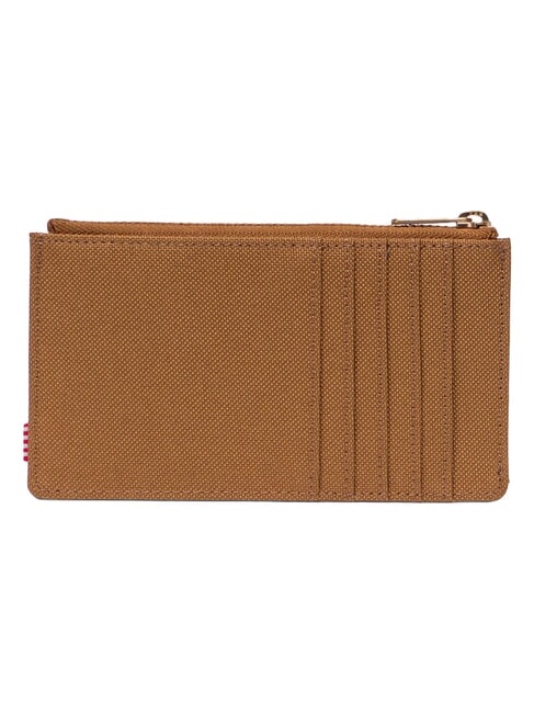 OSCAR Tarjetero plano con monedero marr&oacute;n bronce - Carteras Mujer