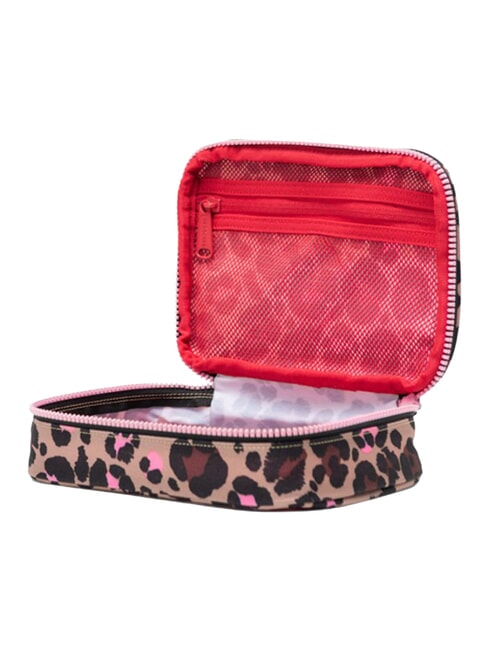 HERITAGE Estuche con asa garabato de leopardo - Estuches y Accesorios