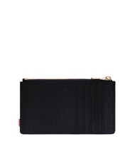 HERSCHEL OSCAR Tarjetero plano con monedero NEGRO - Carteras Mujer - 2