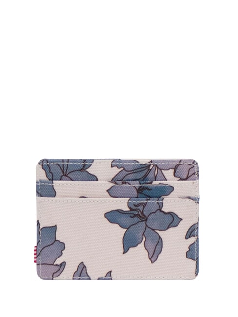CHARLIE  Tarjetero plano ondas florales de rayos de luna - Carteras Mujer