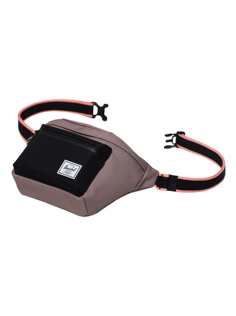 POP QUIZ Ri&ntilde;onera con bolsillo gris topo/negro/rosa concha - Ri&ntilde;oneras