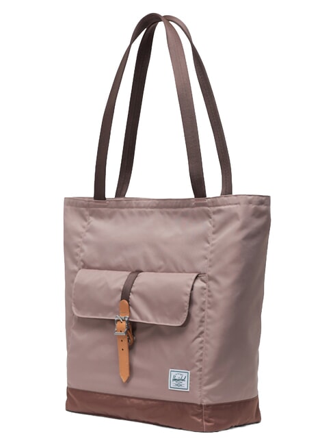 RETREAT Comprador vertical rosa ceniza/marr&oacute;n - Bolsos Mujer