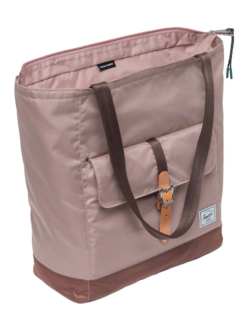 RETREAT Comprador vertical rosa ceniza/marr&oacute;n - Bolsos Mujer