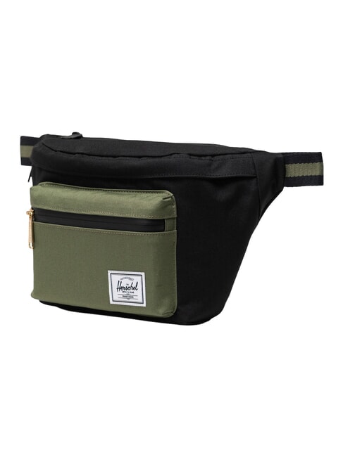 POP QUIZ Ri&ntilde;onera con bolsillo tr&eacute;bol negro/de cuatro hojas - Ri&ntilde;oneras