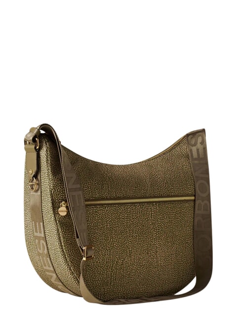BORBONESO Bolso LUNA Hobo, mediano aceituna - Bolsos Mujer
