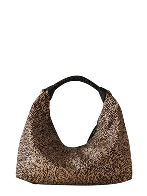 PLIE Bolso de hombro tipo hobo OP / NATURAL / NEGRO - Bolsos Mujer