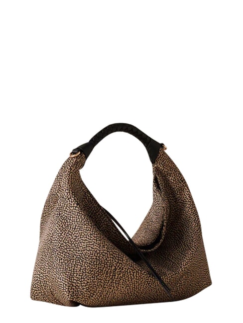 PLIE Bolso de hombro tipo hobo OP / NATURAL / NEGRO - Bolsos Mujer