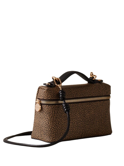 GEMINI Minibolso, de mano con correa para el hombro. op natural / negro - Bolsos Mujer