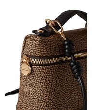 BORBONESE GEMINI Minibolso, de mano con correa para el hombro. op natural / negro - Bolsos Mujer - 4