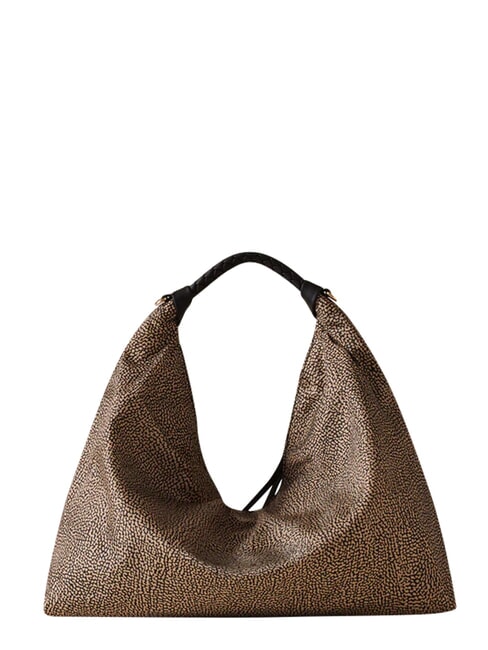 PLIE Bolso hobo mediano OP / NATURAL / NEGRO - Bolsos Mujer