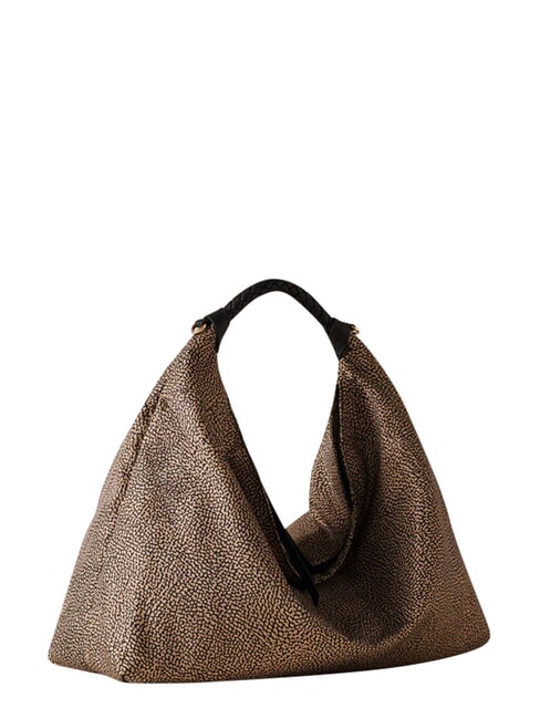 PLIE Bolso hobo mediano OP / NATURAL / NEGRO - Bolsos Mujer