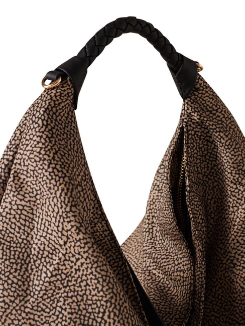 PLIE Bolso hobo mediano OP / NATURAL / NEGRO - Bolsos Mujer