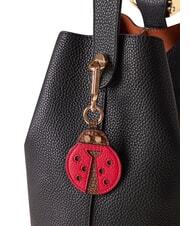 BORBONESE KEYRING Llavero de mariquita op natural / rojo coral - Llaveros - 3