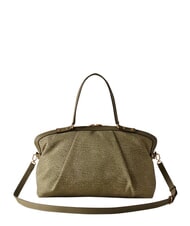 BORBONESE FRAME Bolso tipo ba&uacute;l con correa para el hombro. aceituna - Bolsos Mujer - 2