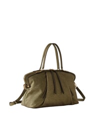 BORBONESE FRAME Bolso tipo ba&uacute;l con correa para el hombro. aceituna - Bolsos Mujer - 3