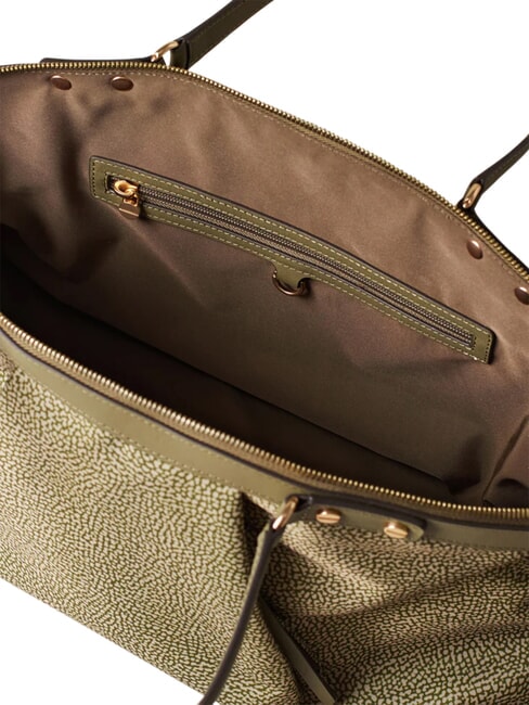 FRAME Bolso tipo ba&uacute;l con correa para el hombro. aceituna - Bolsos Mujer