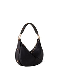 BORBONESE FRAME Bolso hobo, mini, bolso de hombro negro oscuro - Bolsos Mujer - 3