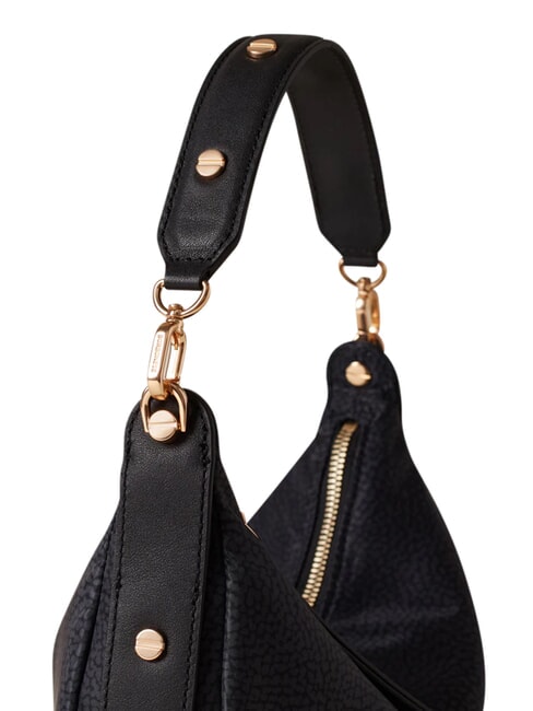 FRAME Bolso hobo, mini, bolso de hombro negro oscuro - Bolsos Mujer