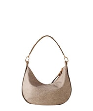 BORBONESE FRAME Bolso hobo, mini, bolso de hombro arena - Bolsos Mujer - 2
