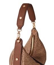 BORBONESE FRAME Bolso hobo, mini, bolso de hombro beiger yegua - Bolsos Mujer - 5