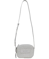 ARMANI EXCHANGE LIZ PEBBLE Bolsa para c&aacute;mara con logotipo en relieve blanquecino - Bolsos Mujer - 3