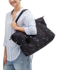 KIPLING ART Bolso bandolera grande flor nocturna - Bolsos Mujer - 6
