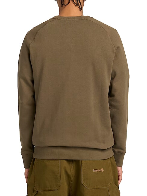 ER BASIC REGULAR Sudadera con cuello redondo hoja verde-cassel tierra - Sudaderas