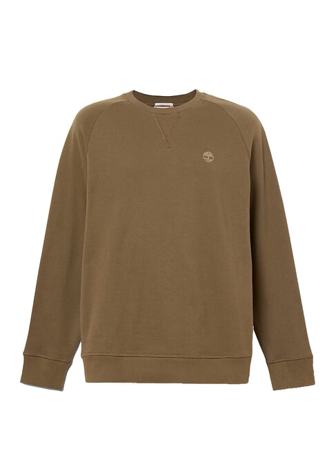 ER BASIC REGULAR Sudadera con cuello redondo hoja verde-cassel tierra - Sudaderas