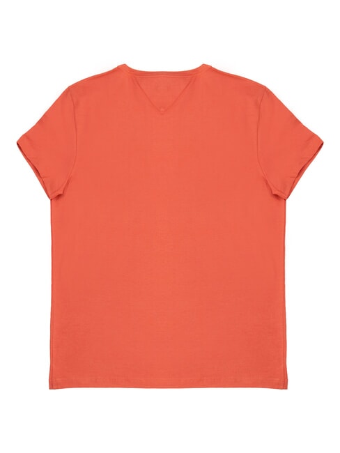  Camiseta el&aacute;stica para hombre tierra roja - camiseta