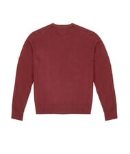 TOMMY HILFIGER PIMA Jersey de mezcla de cachemir con cuello redondo rojo intenso - Su&eacute;teres de los hombres - 3