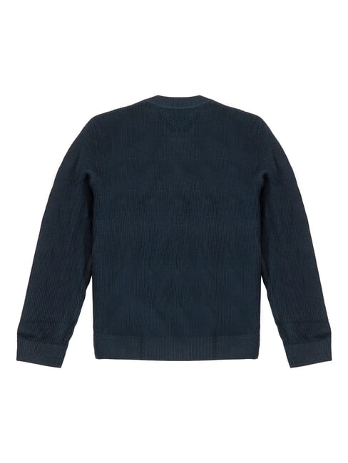TH JEANS Jersey de cuello redondo Marina de noche oscura - Su&eacute;teres de los hombres